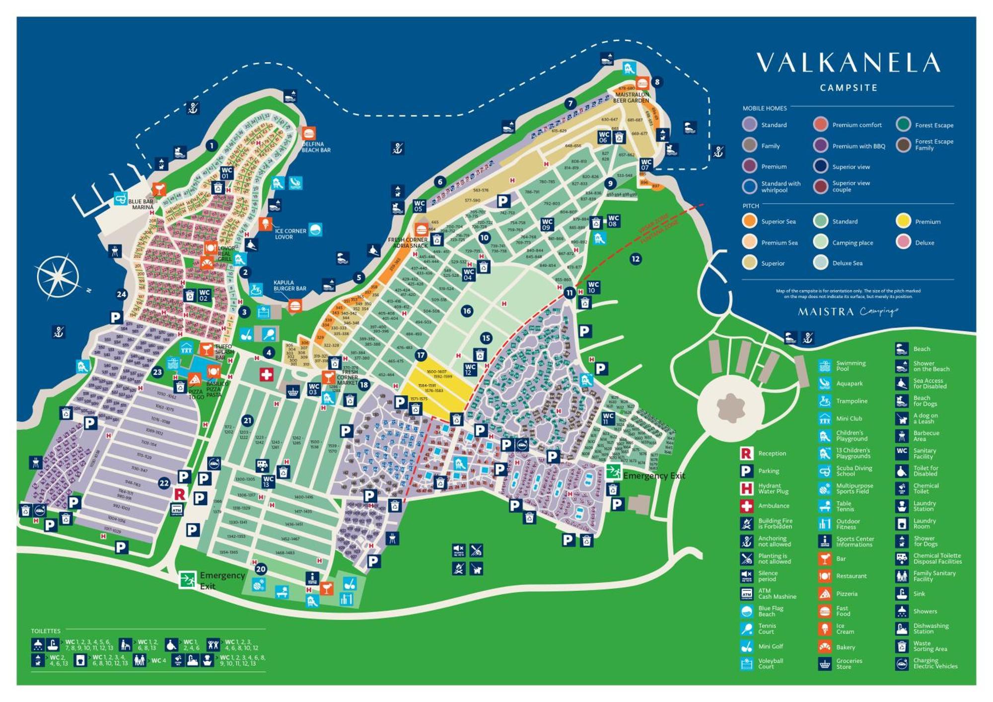 Maistra Camping Valkanela Pitches Funtana Eksteriør billede